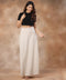 Long Mid Waist H-Line Regular Skirt